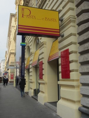ganz neu in der Johannesgasse - Pasta... e Basta - Wien