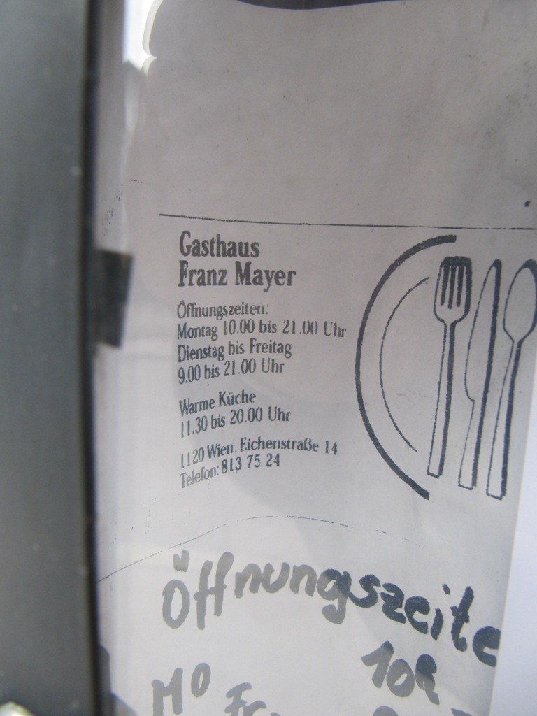 Gasthaus Franz Mayer - Wien