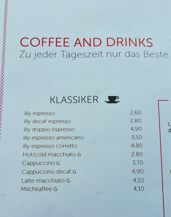 Nachdem es noch keinen Internetauftritt gibt, nachfolgend einige Infos zu ... - Illy Caffe Flagshipstore - Wien