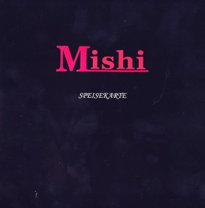 Mishi - NEUE Speisekarte-Seite Deckblatt - Mishi Asia Restaurant - Wien
