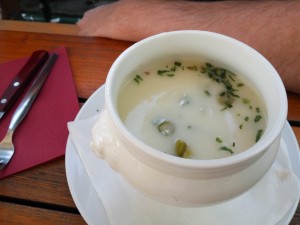 Spargelcremesuppe - Roter Hiasl - Wien