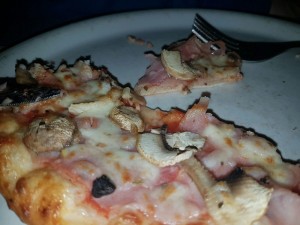 Close up Pizza Toscana - Quattro Due - Wien
