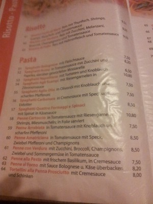 Das Risotto und die Pasta (1/2). - Roma - Wien