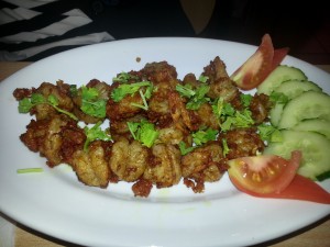Shrimps mit Knoblauch und Pfeffer - Thai Isaan Kitchen - Wien
