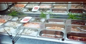 Fleisch und fisch für Teppan und Wok - RISE Restaurant - Wien