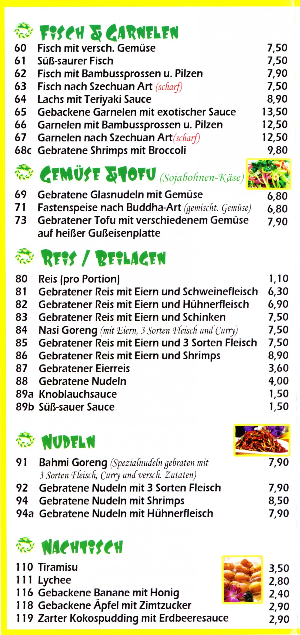 Asia Restaurant ECKE - Flyer Seite 05 - Ecke - Wien