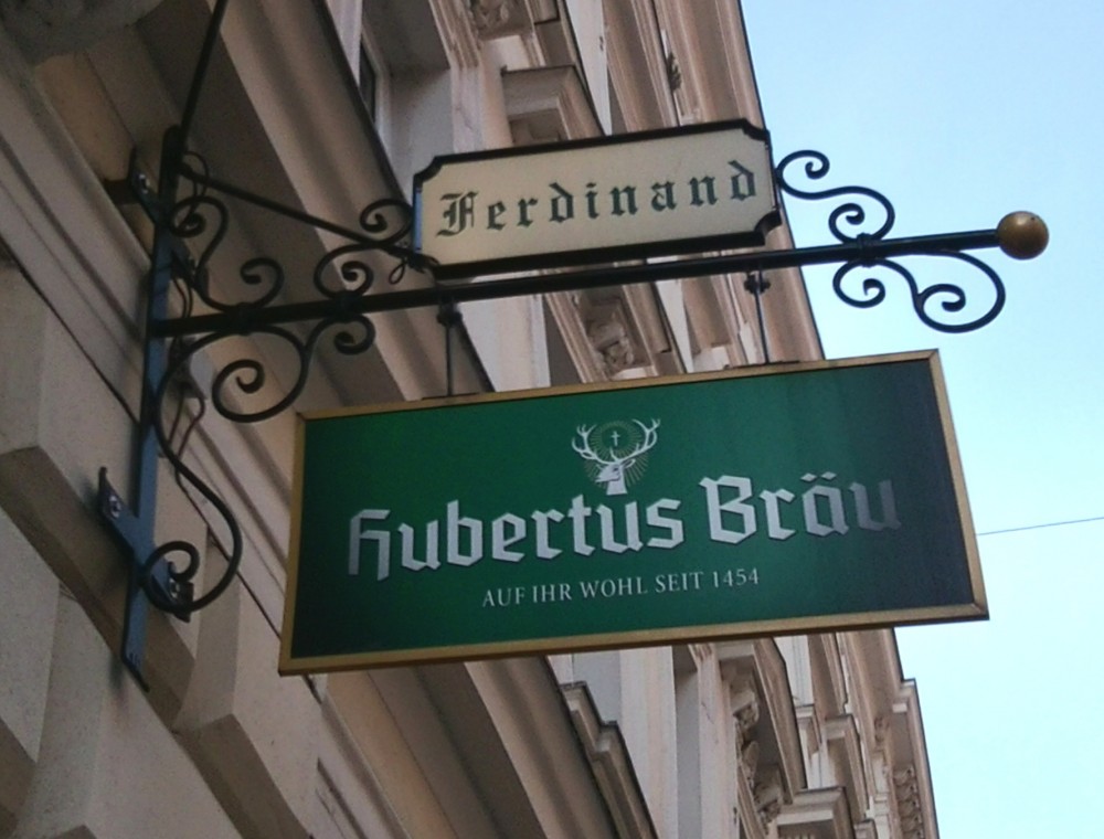 Restaurant Ferdinand Außenreklame - Restaurant Ferdinand - Wien