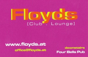 Irish Pub Four Bells Floyds Club Lounge at downstairs Four Bells Pub