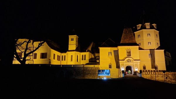 Burg Kornberg bei Nacht - Schlosswirt Kornberg - FELDBACH