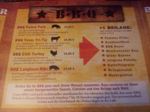 BBQ und Beilagen. - BBQ Longhorn Smokehouse - Dornbirn