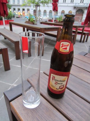 da lob ich mir ein naturtrübes, kühles Zwickl-Bier - Vapiano Praterstraße - Wien