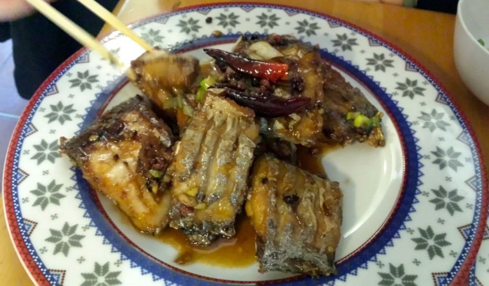 Gan Shao Dai Yu, geratene Haarschwänze (eine Raubfischart aus dem Meer. ... - Tofu & Chili - Wien