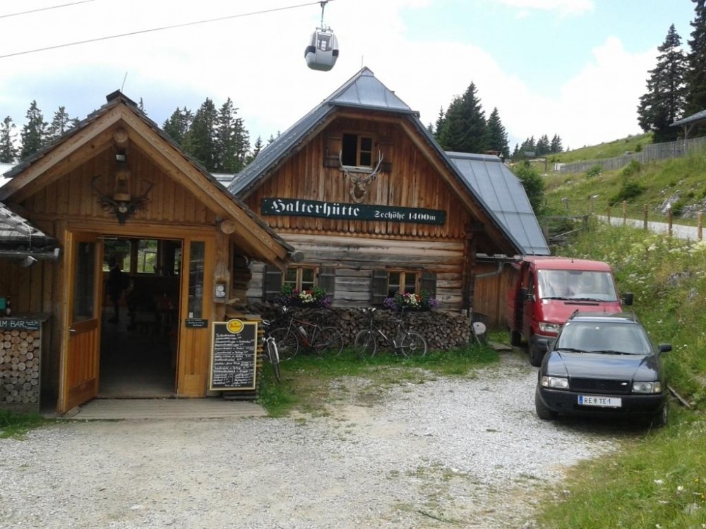 Halterhütte Vorderseite - Halterhütte - Schöckl