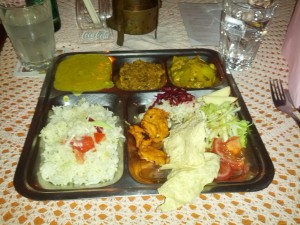 Vegetarischer Thali Teller - Shiva - Klagenfurt am Wörthersee