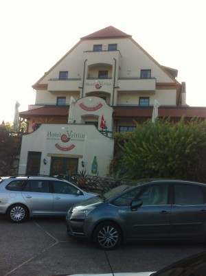 Aussenansicht - Restaurant GAUDIUM VINI im Hotel Veltlin - Poysdorf