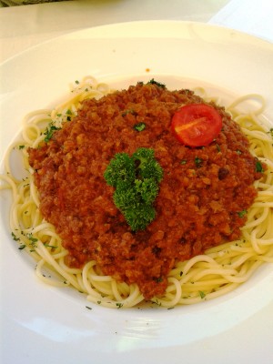Panoramaschenke - Spaghetti Bolognese (EUR 8,50)