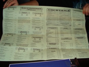 Die Karte in Zeitungsform. - Viva Cantina Mexicana Bar - Bregenz