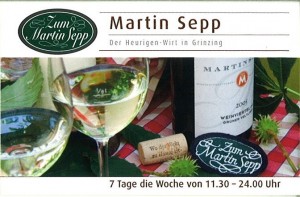 Visitenkarte - Martin Sepp - Wien