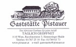Gaststätte Pistauer Visitenkarte