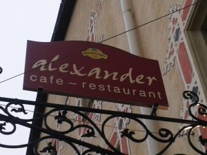 Alexander&#039;s Außenwerbung