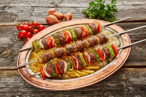 Kebab am Spieß - ein Traum - Türkis Palast - Oriental Food - Wien
