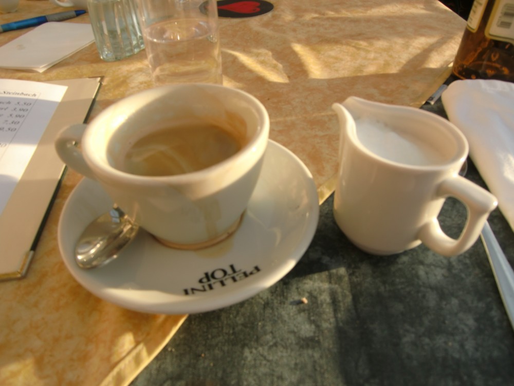 Der "übergeschwappte" Kaffee - Winzerhaus - KAINDORF an der Sulm