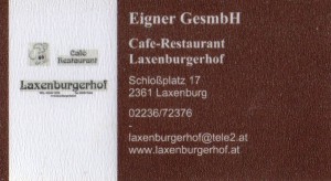 Laxenburgerhof - Visitenkarte