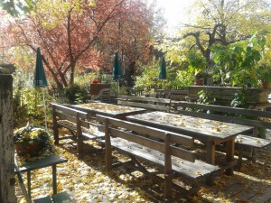 Herbstlicher Gastgarten - Jagawirt - St. Stefan ob Stainz