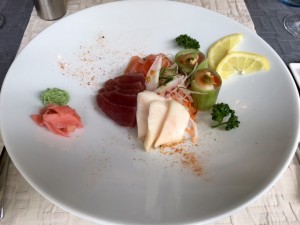 die kleine Sashimi Platte