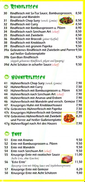 Asia Restaurant ECKE - Flyer Seite 04 - Ecke - Wien