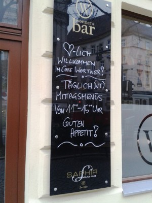 Willkommen im Wortner - Café Wortner - Wien