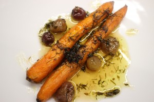 Karotten in Honigglasur