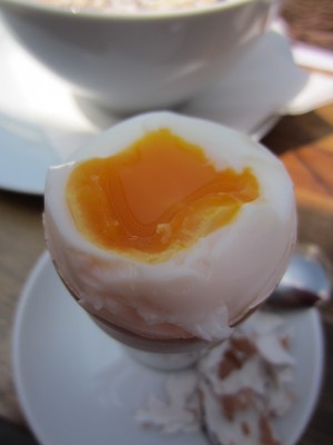 das perfekte Ei muss wachsweich sein (für meinen Geschmack) - nelke - café am markt - Wien