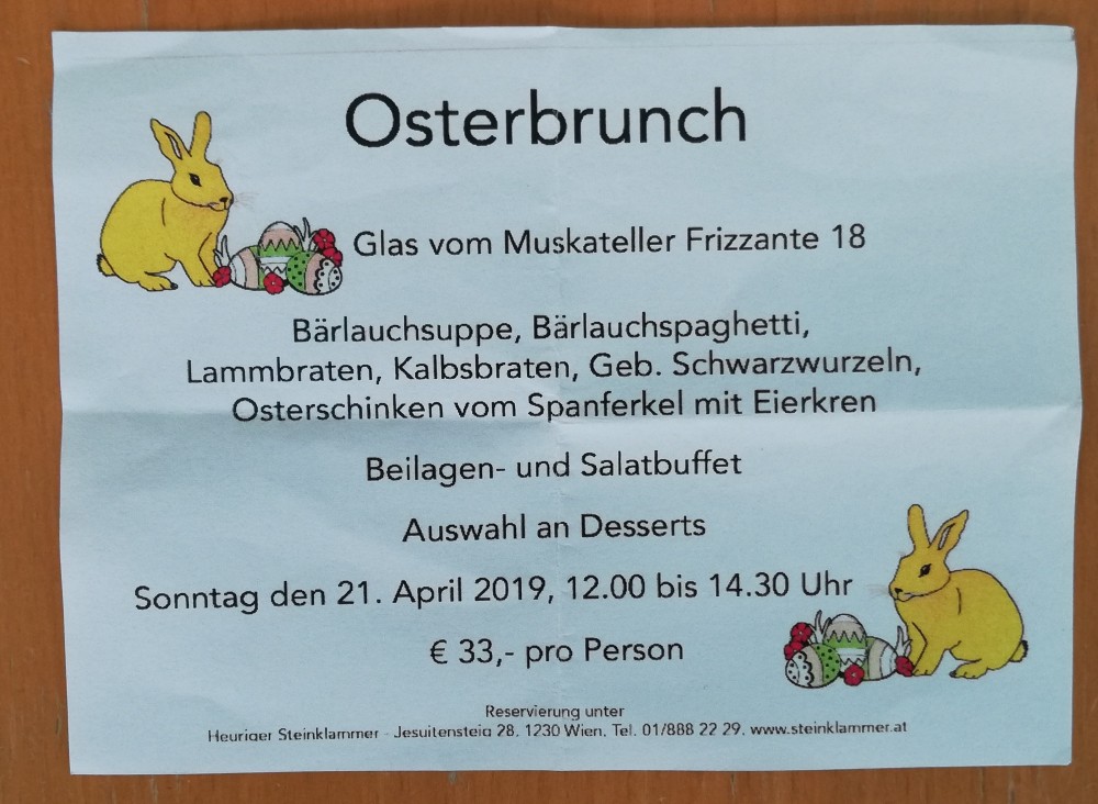 Mahlzeit! - Steinklammer - Wien