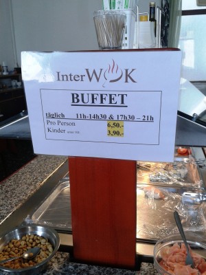 Interwok - Buffetzeiten &amp; -preise