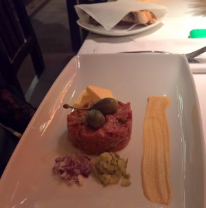 Beef Tatar mit "Schleifspur" - Stadtwirt - Wien