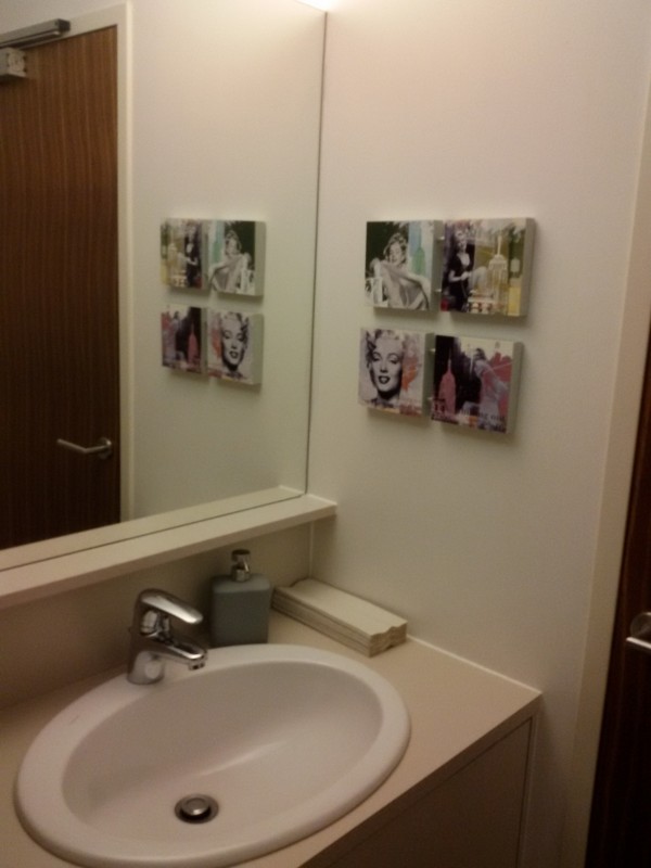 WC/Waschraum sehr sauber und aufgeräumt - Ilgusto Kunstgenuss - Feldkirch