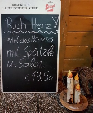 Angebot Wildtage 2019 - Gasthaus-Restaurant Ölgraben - Mondsee