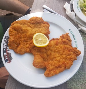 Wiener Schnitzel vom Schwein - Gasthaus Schöny "zur schönen Aussicht" - Breitenfurt