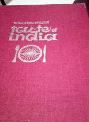 Taste Of India Leinengebundene Speisekarte - Taste of India - Wien