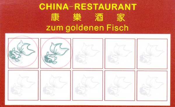 Zum Goldenen Fisch - Treuekarte - Zum Goldenen Fisch - Wien