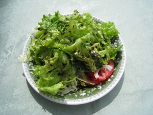 Gemischer Salat mit Kernöl