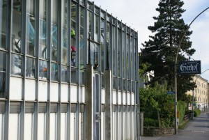 Der Mitte der 1980er Jahre von Heinz Tesar entworfene Wintergarten als ... - Seehof - Bregenz