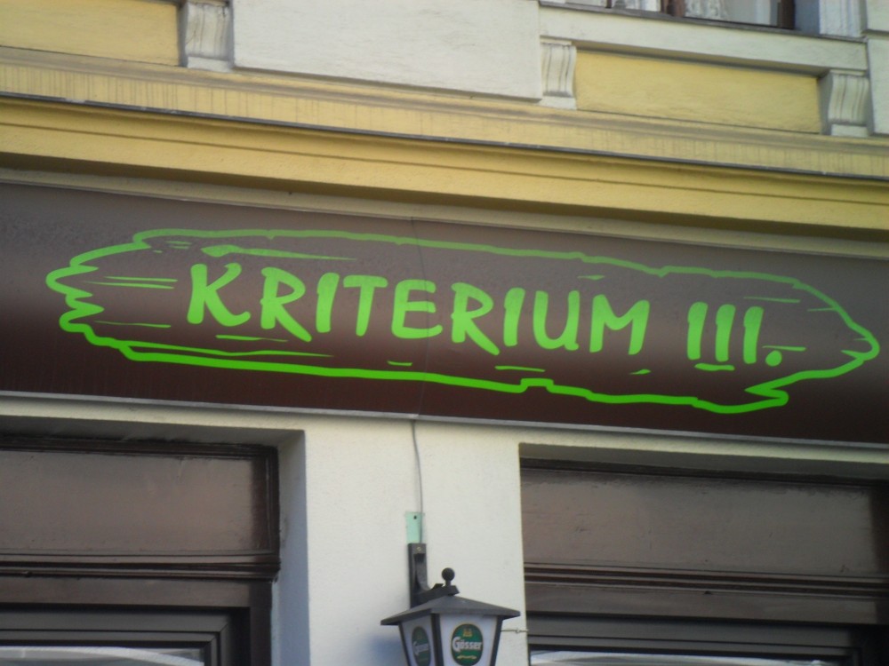 KRITERIUM 3 - Wien