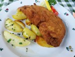 Cordon Bleu mit Petersilienkartoffeln - Lendplatzl - Graz