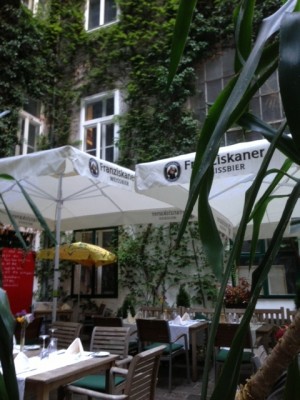 Innenhof - ef16 Restaurant Weinbar - Wien