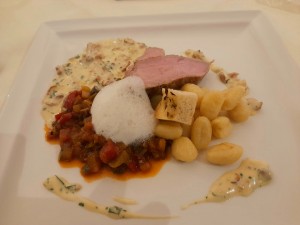 Kalbsrücken, Ratatouille, Eierschwammerl Rahm, Gnocchi - Avita Resort - Bad Tatzmannsdorf