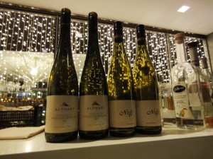 Ein Teil der Weinbegleitung - Aiola Upstairs - Graz