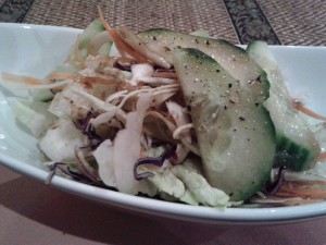 Thai Kitchen Gemüse-Salat zum Sate-Menü - Thai Kitchen Restaurant - Wien