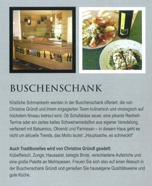 Hausprospekt - Buschenschank - Weingut Buschenschank Gründl - Labuttendorf